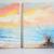 Meer Strand Diptychon von S.Ril