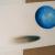Blau Ball von
